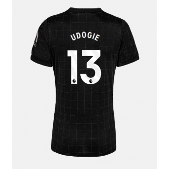 Billige Fotballdrakt Tottenham Hotspur Destiny Udogie #13 Replika Bortedrakt Dame 2025-26 Kortermet
